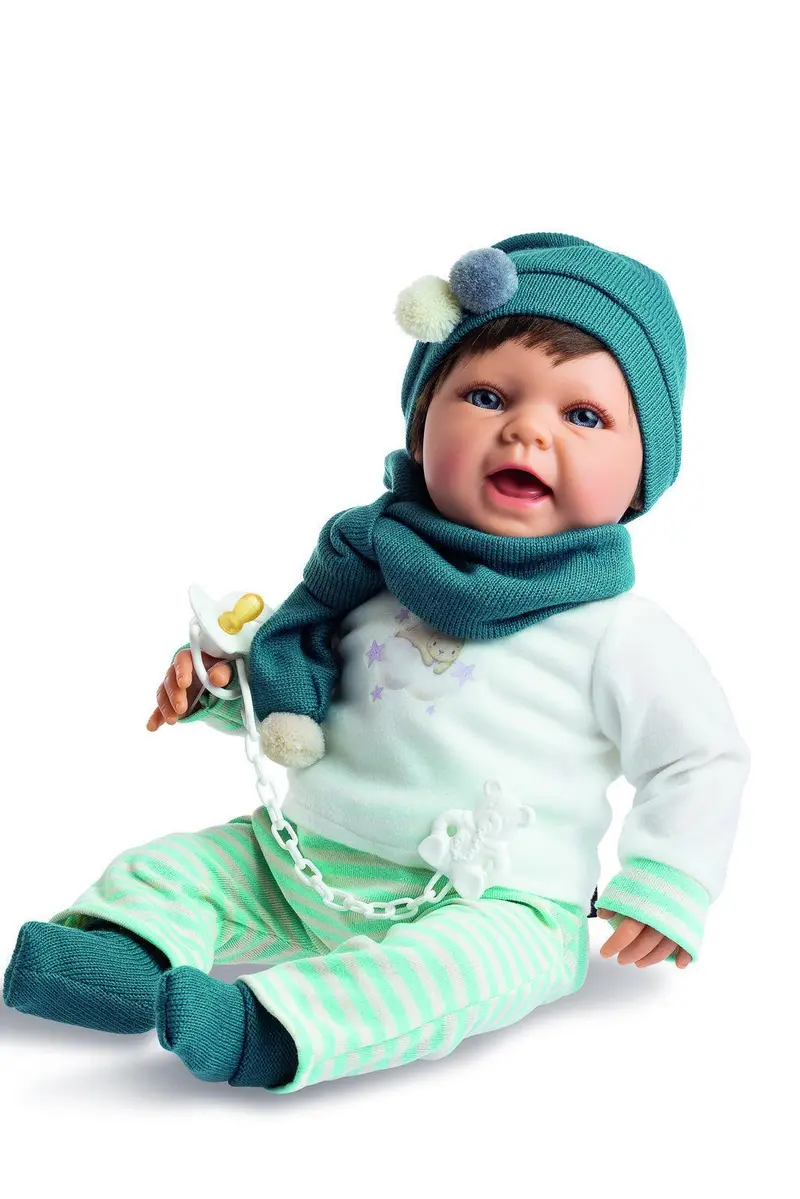 Berjuan Baby Sweet Blue Doll – 50 Cm Gender-Reveal Themed Toy 1