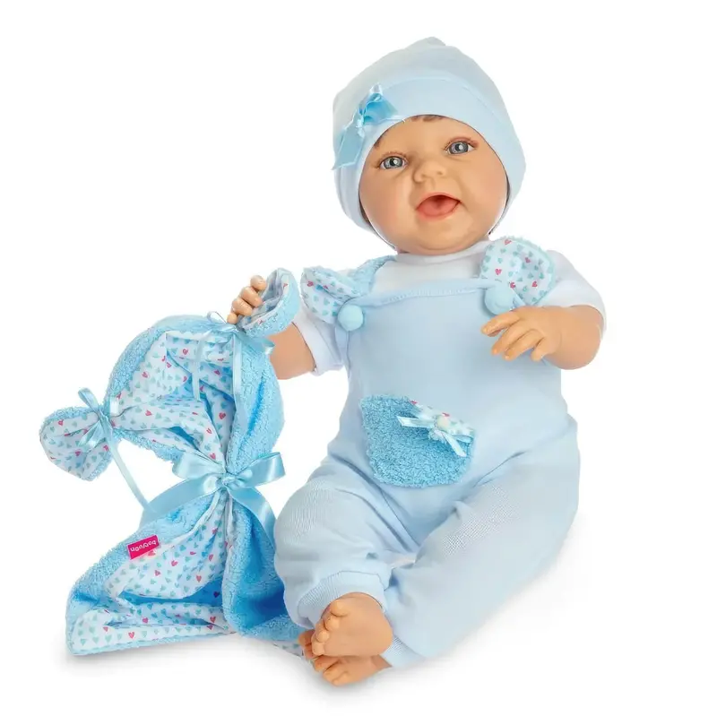 Berjuan Baby Sweet Doll – 50Cm Blue Gentle Infant Play Toy 1