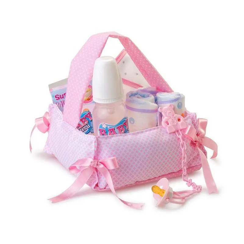 Berjuan Doll Feeding Basket Set – Includes Bottles And Baby Care Accessories 1