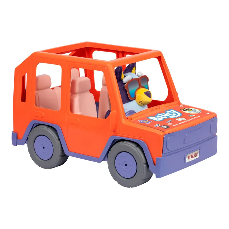 Bluey Buddies Big Heeler 4Wd Adventure Car Playset 1