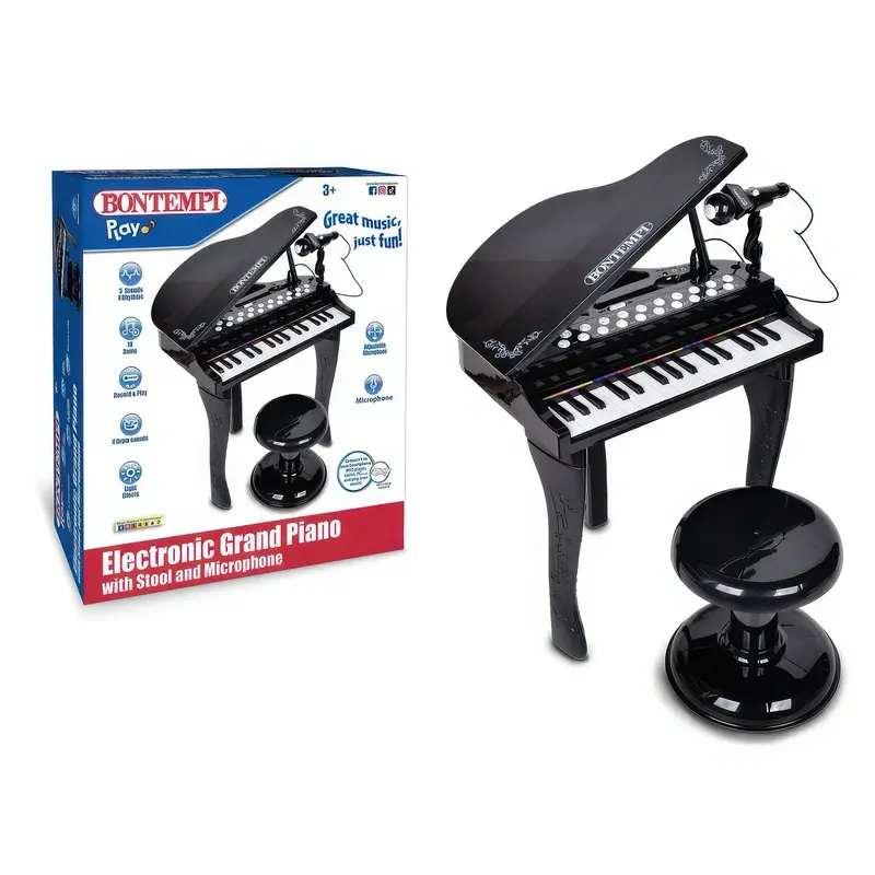 Bontempi Grand-Style Electronic Toy Piano For Kids 1