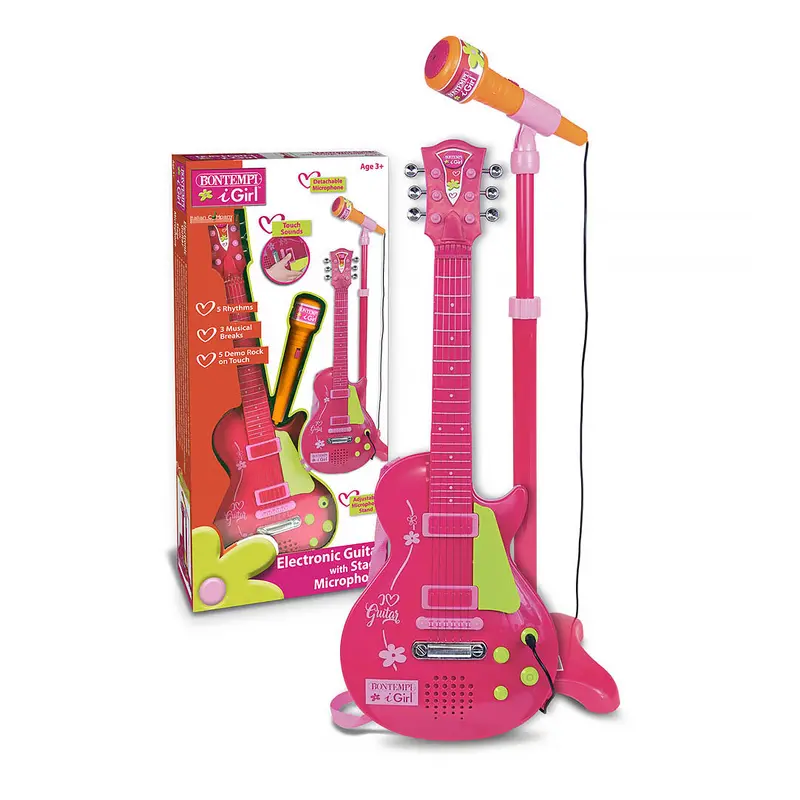 Bontempi Pink Electronic Rock Guitar Toy 1