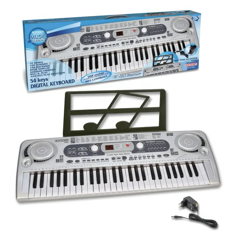 Bontempi Portable 49-Key Digital Keyboard For Young Musicians 1