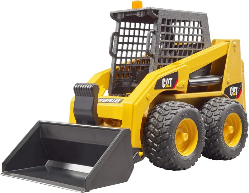 Bruder Cat Skid Steer Loader – Bright Yellow Construction Equipment Toy 1