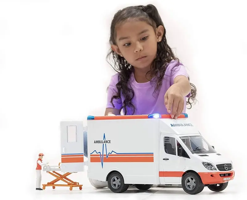 Bruder Mb Sprinter Ambulance Toy – Realistic Rc-Ready Emergency Vehicle With Driver 1