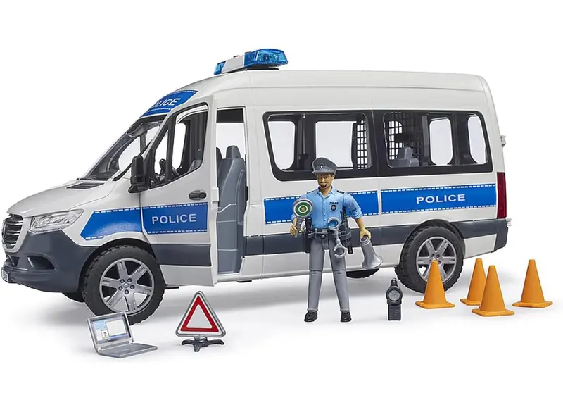 Bruder Mb Sprinter Police Response Vehicle – Light And Sound Features 1