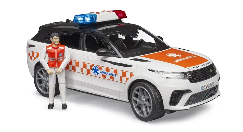 Bruder Range Rover Velar Doctor’S Rescue Vehicle – Medical Response Playset 1