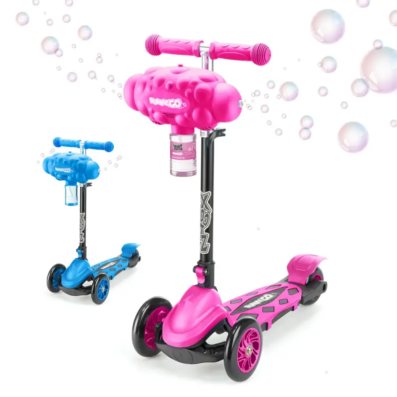 Bubble Go Foldable 3-Wheel Scooter – Pink Lightweight Design 1