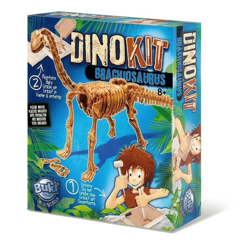 Buki Brachiosaurus Fossil Dig Kit – Dino Excavation Stem Activity 1