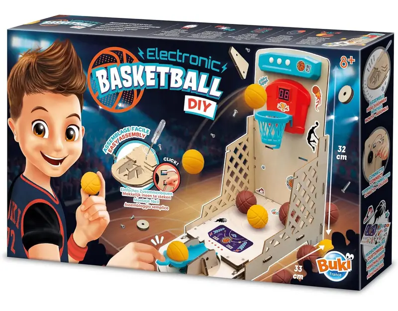 Buki Electronic Basketball Hoop – Sensor-Activated Indoor Sports Game 1