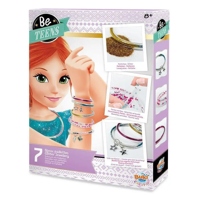 Buki France Be Teens Glitter Bracelet Craft Kit (Be105) 1