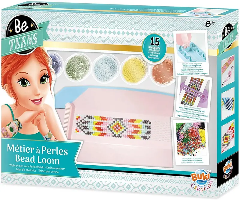 Buki France Be Teens Jewelry Loom Kit – Bead Crafting Set For Creative Kids 1