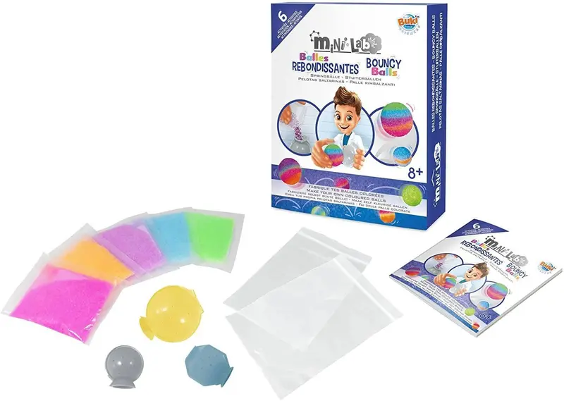 Buki France Mini Lab Bouncy Balls Kit – Diy Polymer Ball Making Set 1