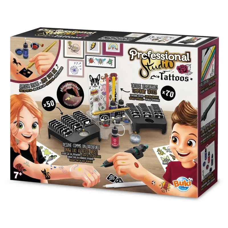 Buki France Professional Studio Tattoo Kit – Safe Temporary Designs 1