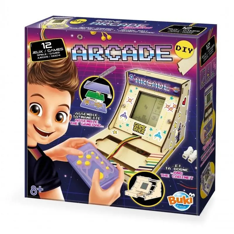 Buki France Retro-Style 2167 Arcade Cabinet Play System 1