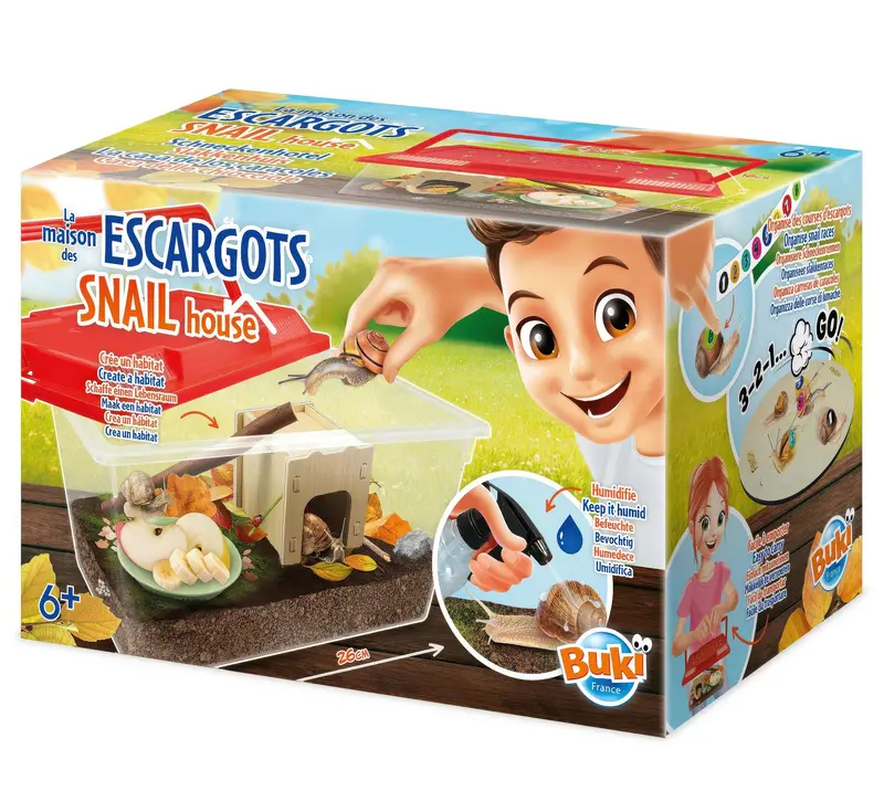 Buki France Snail-Shaped Creative Habitat Building Kit 1