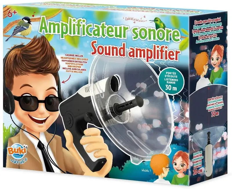 Buki France Sound Amplifier – Hands-Free Audio Booster For Kids 1