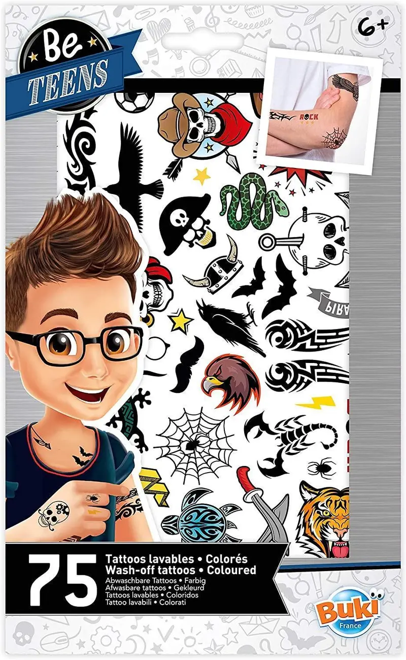 Buki France Washable Temporary Tattoo Kit For Children 1