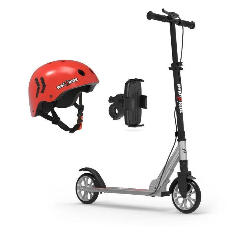 Buki Mechanical Scooter – 180 Mm Metallic Finish Kick Scooter 1