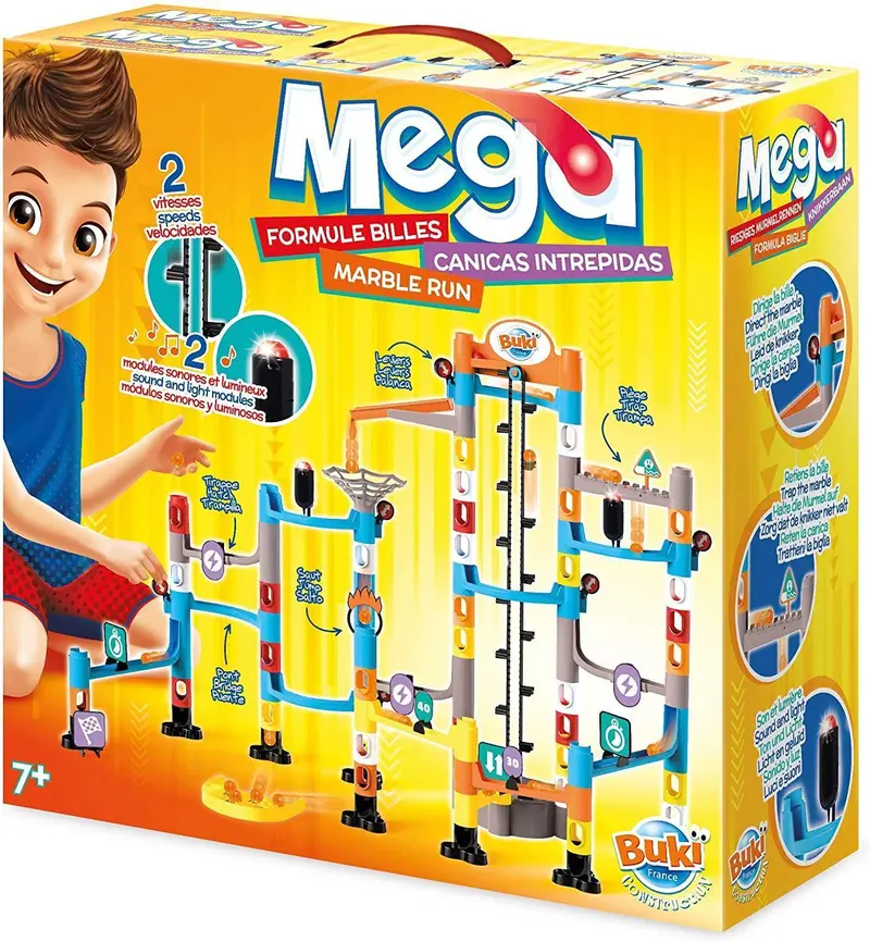 Buki Mega Marble Run – Expandable Labyrinth Construction Set 1