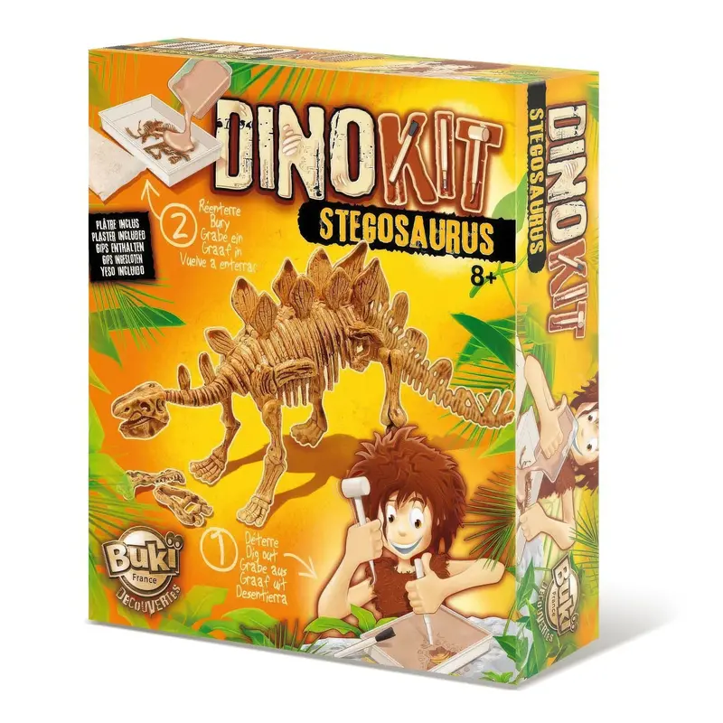 Buki Stegosaurus Fossil Digging Set – Hands-On Dino Excavation Kit 1