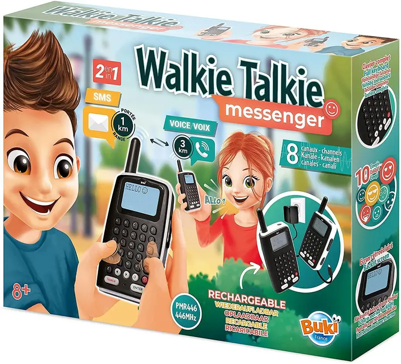 Buki Walkie-Talkie Messenger Set – Kid-Friendly Voice Communication Kit 1