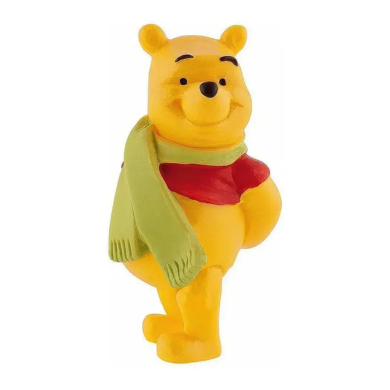 Bullyland Disney Winnie The Pooh With Scarf Figure – Classic Edition (12327) 1