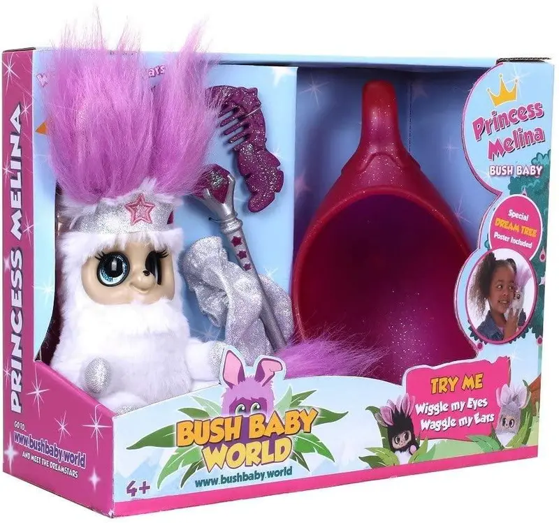 Bush Baby World Melina Shimmies Plush – Sparkly Princess Doll 1