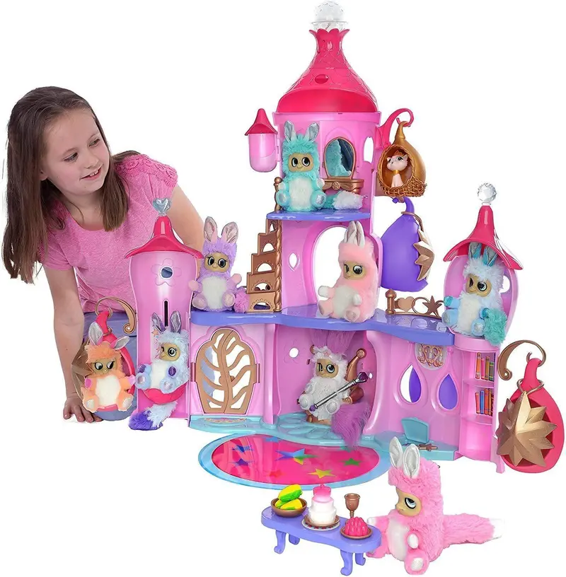 Bush Baby World Shimmer Palace Playset – Lightshow Display With Soft Toy 1