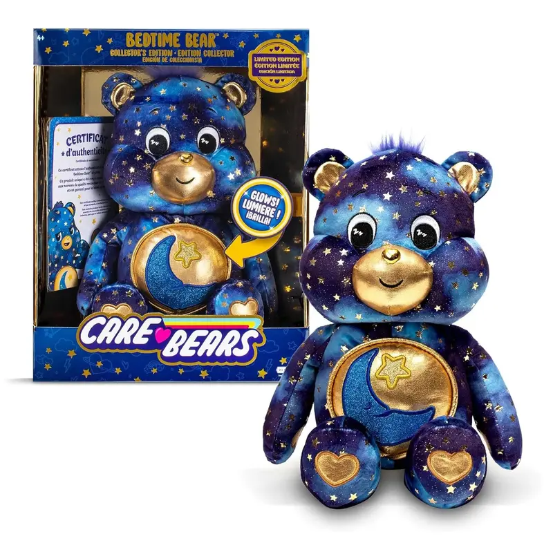 Care Bears Collector'S Glow-In-The-Dark Bedtime Bear With Illuminated Tummy 1