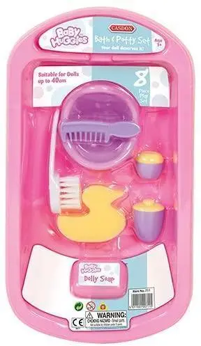Casdon Baby Huggles Bath & Potty Playset – Interactive Care Toy 1