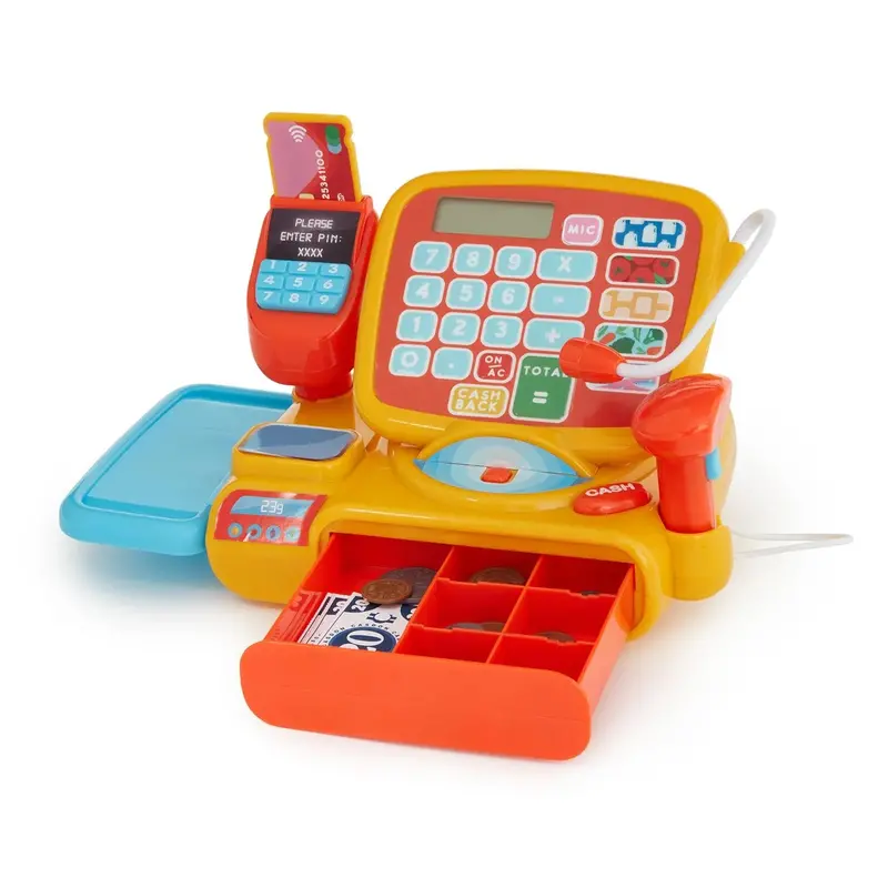 Casdon Interactive Cash Register Toy For Imaginative Play 1