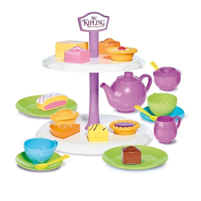 Casdon Mr. Kipling Afternoon Tea Set – Interactive Pretend Play Kitchen Toy 1