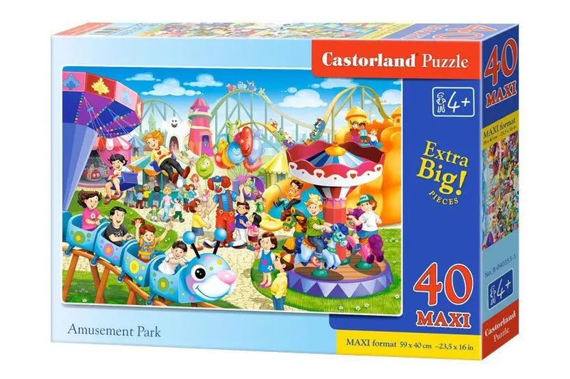 Castorland Amusement Park Fun Jigsaw – 40-Piece Playtime Puzzle 1