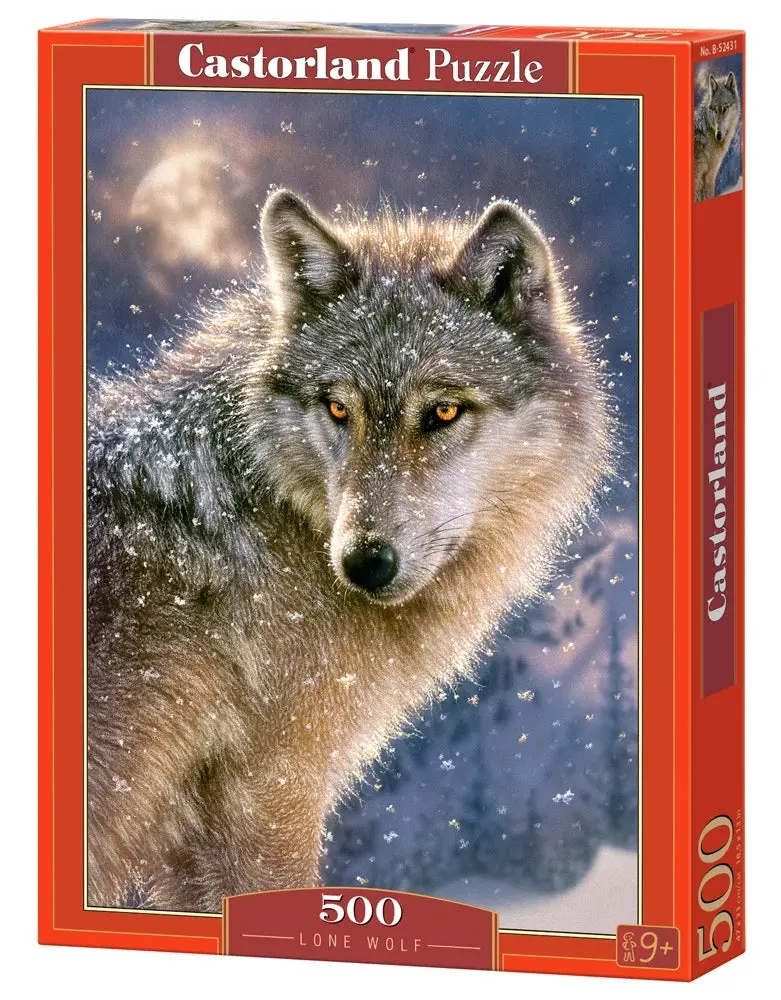 Castorland Lone Wolf 500-Piece Jigsaw Puzzle 1