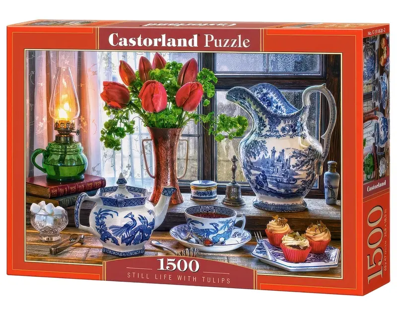 Castorland Still Life With Tulips 1500-Piece Jigsaw Puzzle 1