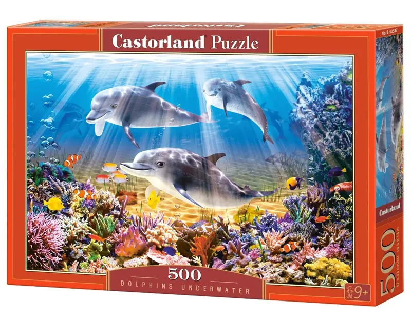 Castorland Underwater Dolphins 500-Piece Jigsaw Puzzle 1