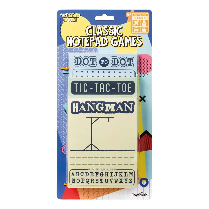 Classic Notepad Games Pack – Travel-Friendly Paper Puzzles By On The Way Games 1