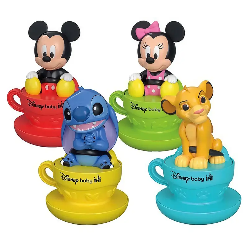 Clementoni Baby Disney Spinning Character Toys – Soft Learning Set 1