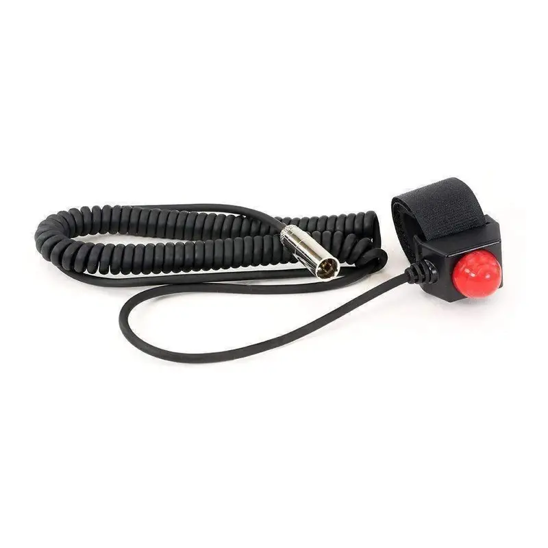 Coiled Steering Wheel Ptt With Velcro Mount For Vehicle Harness Integration 1
