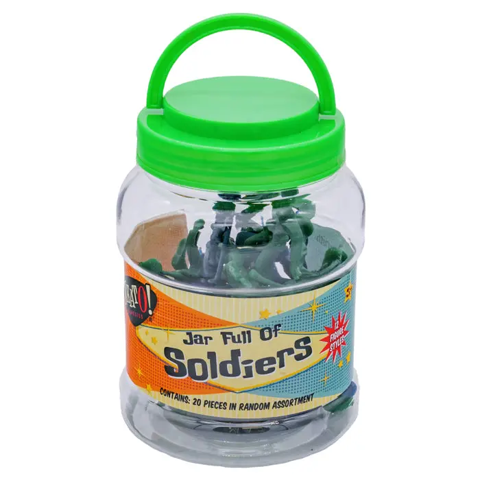 Collectible Toy Soldiers In Display Jar 1