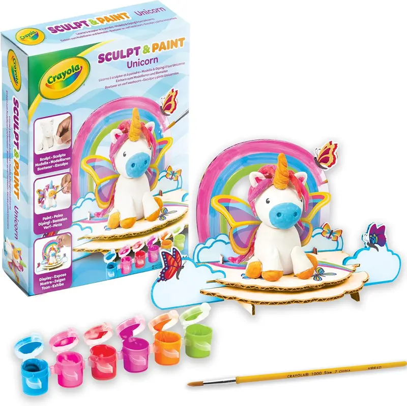 Crayola Paint & Sculpt Unicorn Craft Kit 1