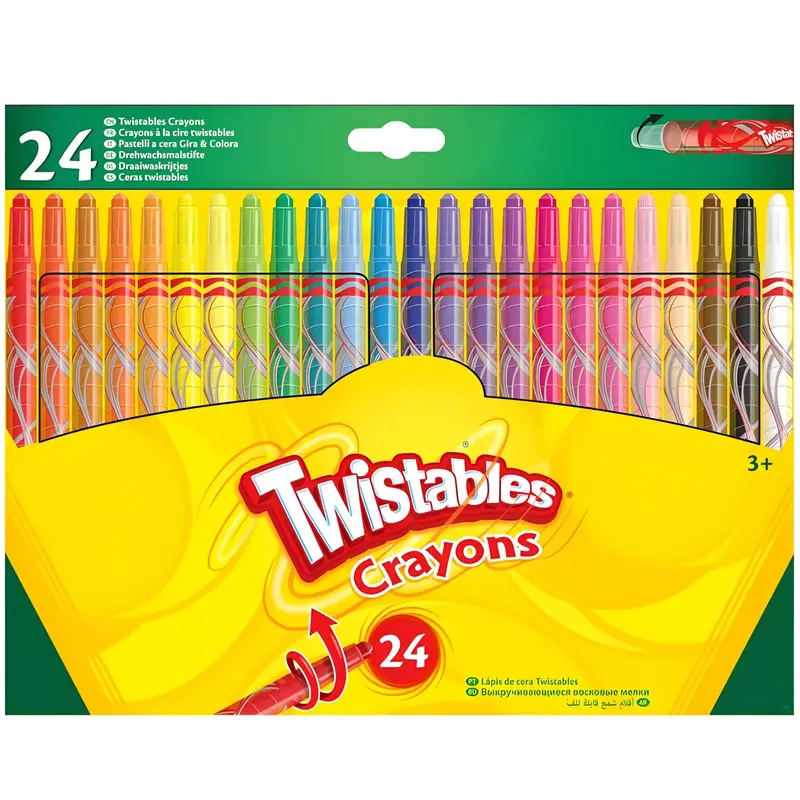 Crayola Twistables Crayons – 24-Count Art Supply Set For Creative Play 1