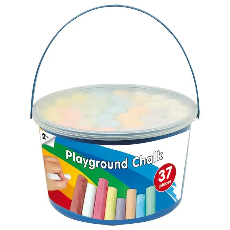 Creative Playground Chalk Set – 37-Piece Bucket Collection 1