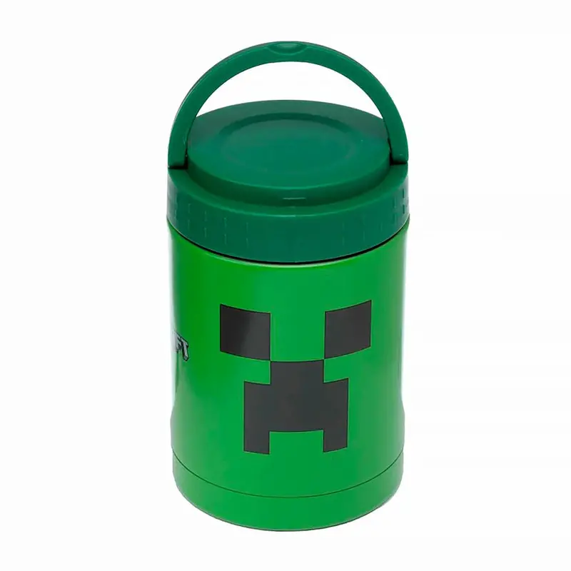 Creeper-Themed Thermos Lunch Box – 500Ml Minecraft Insulated Container 1
