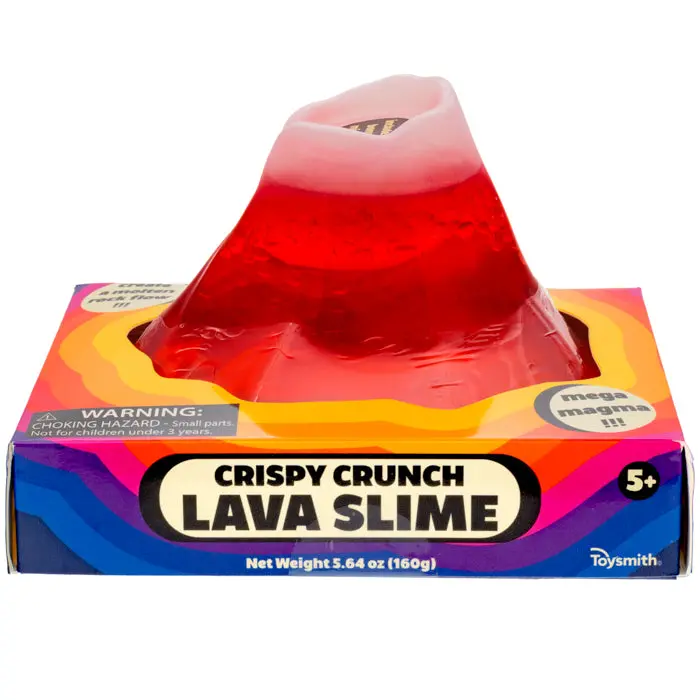 Crispy Crunch Lava Slime By Toysmith – Textured Sensory Slime Compound 1