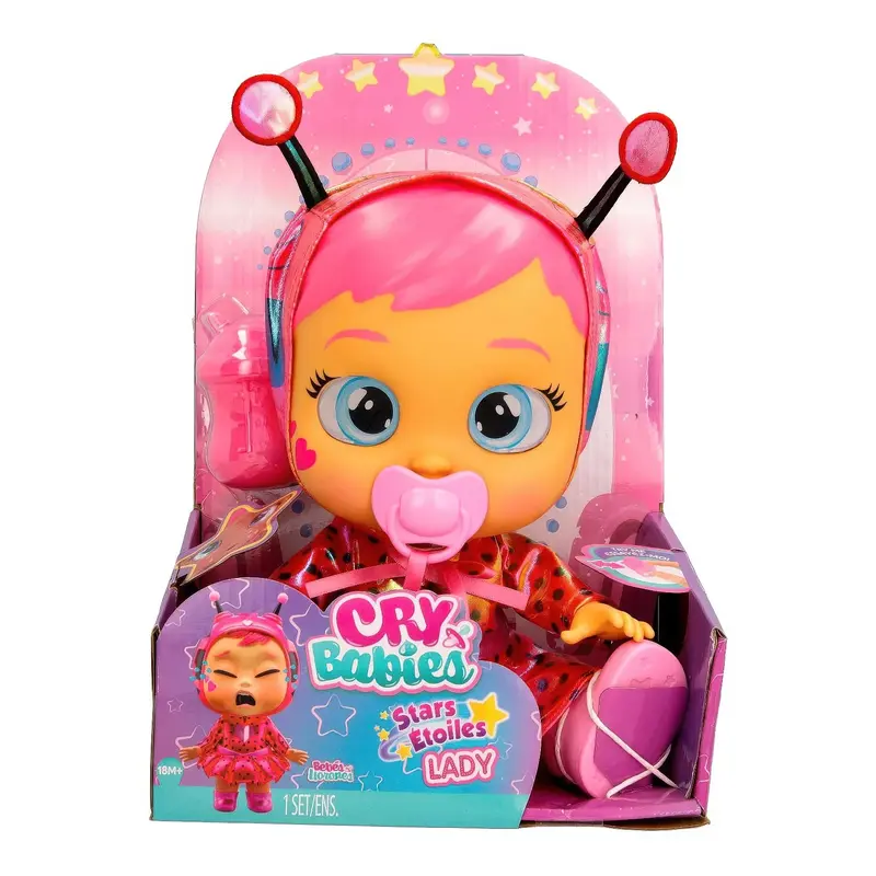 Cry Babies Stars Lady – Collectible Infant Doll With Signature Features 1
