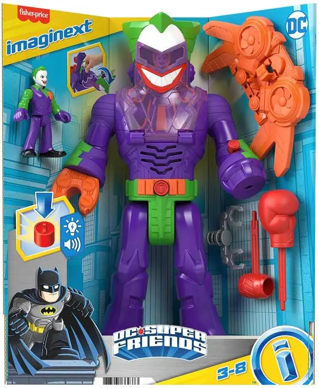 Dc Super Friends Robot Action Figure With Lights & Sounds 1