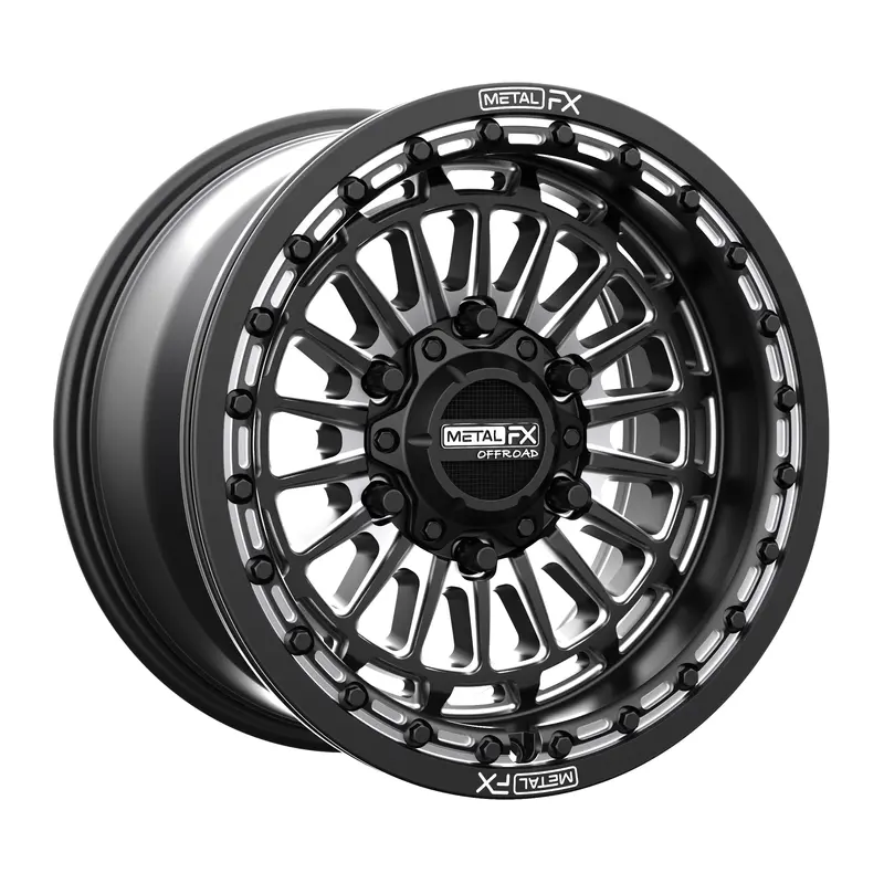 Delta 6R Beadlock Wheel – Satin Black Contrast Cut 2