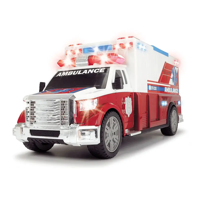Dickie Toys Emergency Ambulance – Light & Sound Medical Vehicle (33 Cm) 1